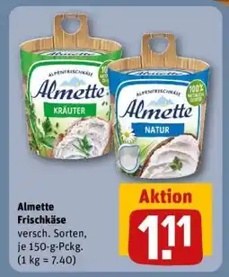 REWE Almette Frischkäse Angebot
