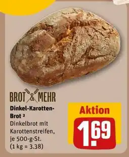 REWE Dinkel-Karotten-Brot Angebot
