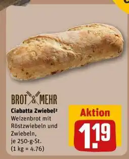 REWE Ciabatta Zwiebel² Angebot