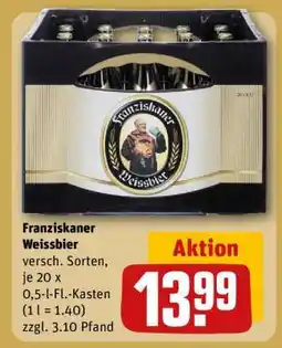 REWE Franziskaner Weissbier Angebot