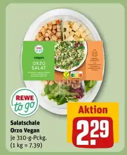 REWE Salatschale Orzo Vegan Angebot