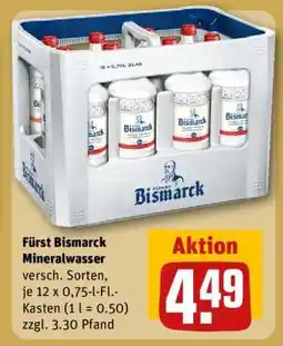 REWE Fürst Bismarck Mineralwasser Angebot