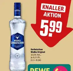REWE Gorbatschow Wodka Original Angebot