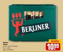REWE BERLINER Pilsner Angebot