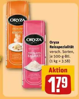 REWE Oryza Reisspezialität Angebot