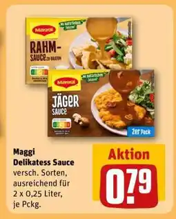 REWE Maggi Delikatess- Sauce Angebot