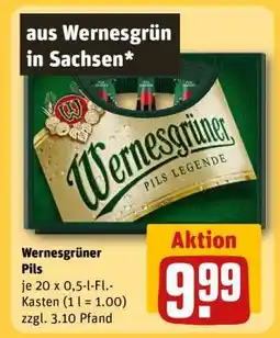 REWE WERNESGRÜNER Pils Angebot