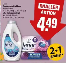 REWE Lenor Colorwaschmittel Pods Blütentraum Angebot