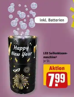 REWE LED Seifenblasenmaschine Angebot