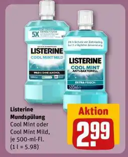 REWE LISTERINE Mundspülung Angebot