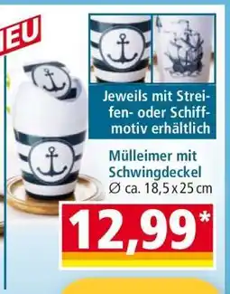 Norma Mülleimer mit Schwingdeckel Angebot