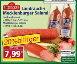 Norma Landrauch-/Mecklenburger Salami Angebot