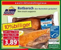 Norma Rotbarsch über Buchenholz geräuchert Angebot