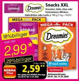 Norma Dreamies Snacks XXL Angebot