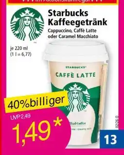 Norma Starbucks Kaffeegetränk Angebot