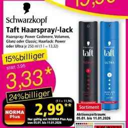 Norma TAFT Haarspray/-lack Angebot