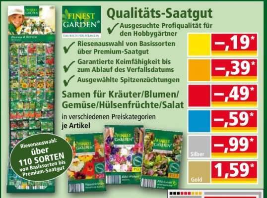 Qualitts-Saatgut Angebot bei Norma