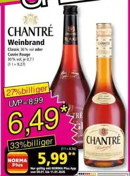 Norma Chantré Weinbrand Angebot