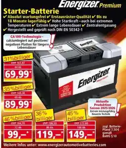 Norma Starter-Batterie Angebot