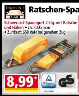 Norma Schwerlast-Spanngurt 2-tlg. mit Ratsche und Haken Angebot