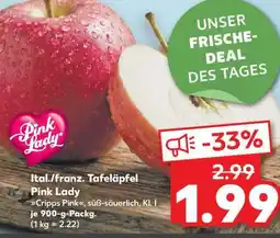 Kaufland Ital./franz. Tafeläpfel Pink Lady Angebot