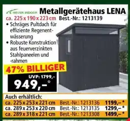 Norma Metallgerätehaus Lena Angebot