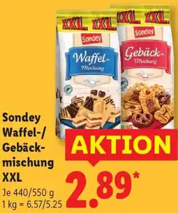 Lidl Sondey Waffel-/ Gebäckmischung XXL Angebot