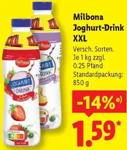 Lidl Milbona Joghurt-Drink XXL Angebot
