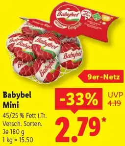 Lidl Babybel Mini Angebot