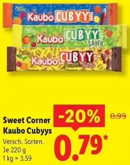 Lidl Sweet Corner Kaubo Cubyys Angebot