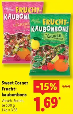 Lidl Sweet Corner Fruchtkaubonbons Angebot