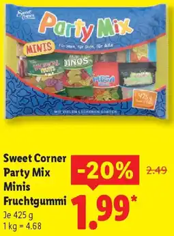 Lidl Sweet Corner Party Mix Minis Fruchtgummi Angebot