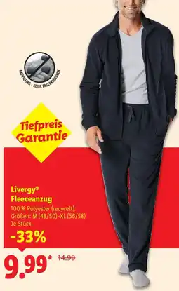 Lidl Livergy Fleeceanzug Angebot