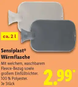 Lidl Sensiplast Wärmflasche Angebot