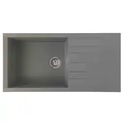 toom Baumarkt Respekta Einbauspüle 'Houston' Mineralite betongrau 100 X 50 cm Angebot