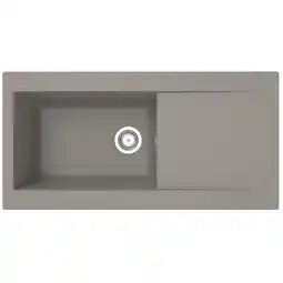 toom Baumarkt Respekta Einbauspüle 'Denver' Mineralite betongrau 100 X 50 cm Angebot