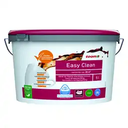 toom Baumarkt toom Dispersionsfarbe 'Easy Clean' weiß matt 5 l Angebot