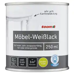 toom Baumarkt toom Möbel-Weißlack cremeweiß seidenmatt 250 ml Angebot
