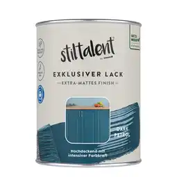 toom Baumarkt Stiltalent Lack 'dark petrol' Extra-matt 0,5 l Angebot