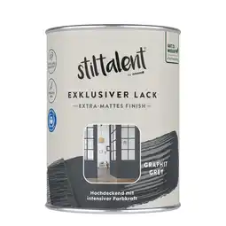 toom Baumarkt Stiltalent Lack 'graphit grey' Extra-matt 0,5 l Angebot