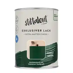 toom Baumarkt Stiltalent Lack 'forest green' Extra-matt 0,5 l Angebot