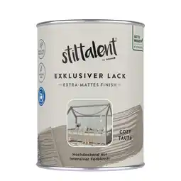 toom Baumarkt Stiltalent Lack 'cozy taupe' Extra-matt 0,5 l Angebot