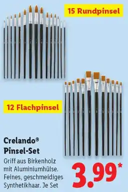 Lidl Crelando Pinsel-Set Angebot