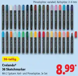 Lidl Crelando 36 Sketchmarker Angebot