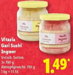 Lidl Vitasia Gari Sushi Ingwer Angebot