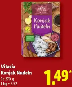 Lidl Vitasia Konjak Nudeln Angebot