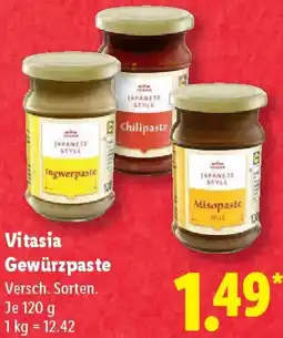 Lidl Vitasia Gewürzpaste Angebot