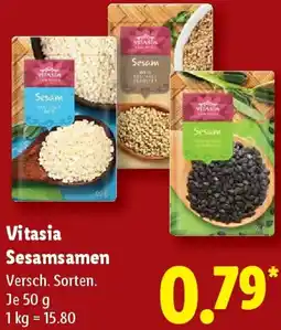 Lidl Vitasia Sesamsamen Angebot