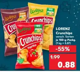 Kaufland LORENZ Crunchips Angebot
