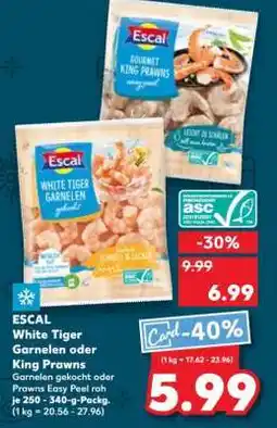Kaufland ESCAL White Tiger Garnelen oder King Prawns Angebot